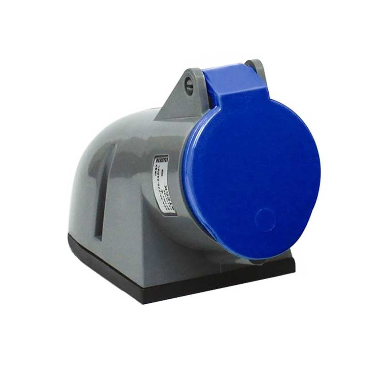 Tomada Industrial Fêmea Sobrepor 3P+T 16A 220/240V 9H Azul Shock Tite S4009 - Steck