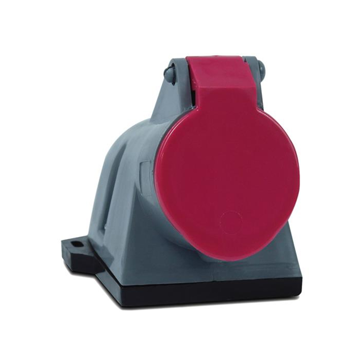 Tomada Industrial Fêmea Sobrepor 3P+T 32A 380/440V 6H Vermelho Shock Tite S4206 - Steck