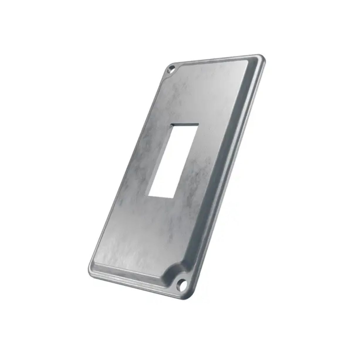 Tampa Condulete 1 Posto Vertical Alumínio 1Pol S/Pintura S/Vedação - Wetzel