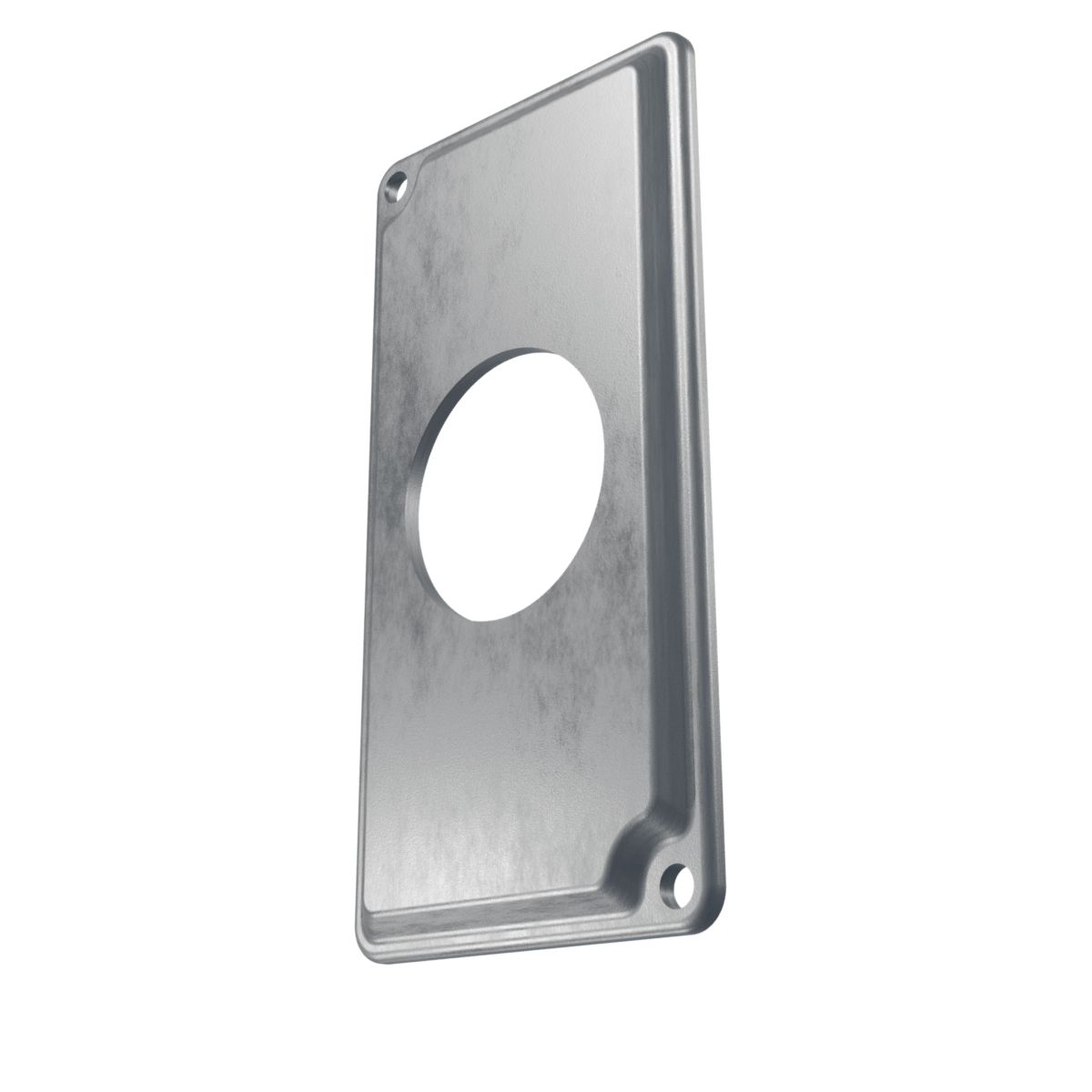 Tampa Condulete 1 Tom Redonda Alumínio 1Pol S/Pintura S/Vedação - Wetzel