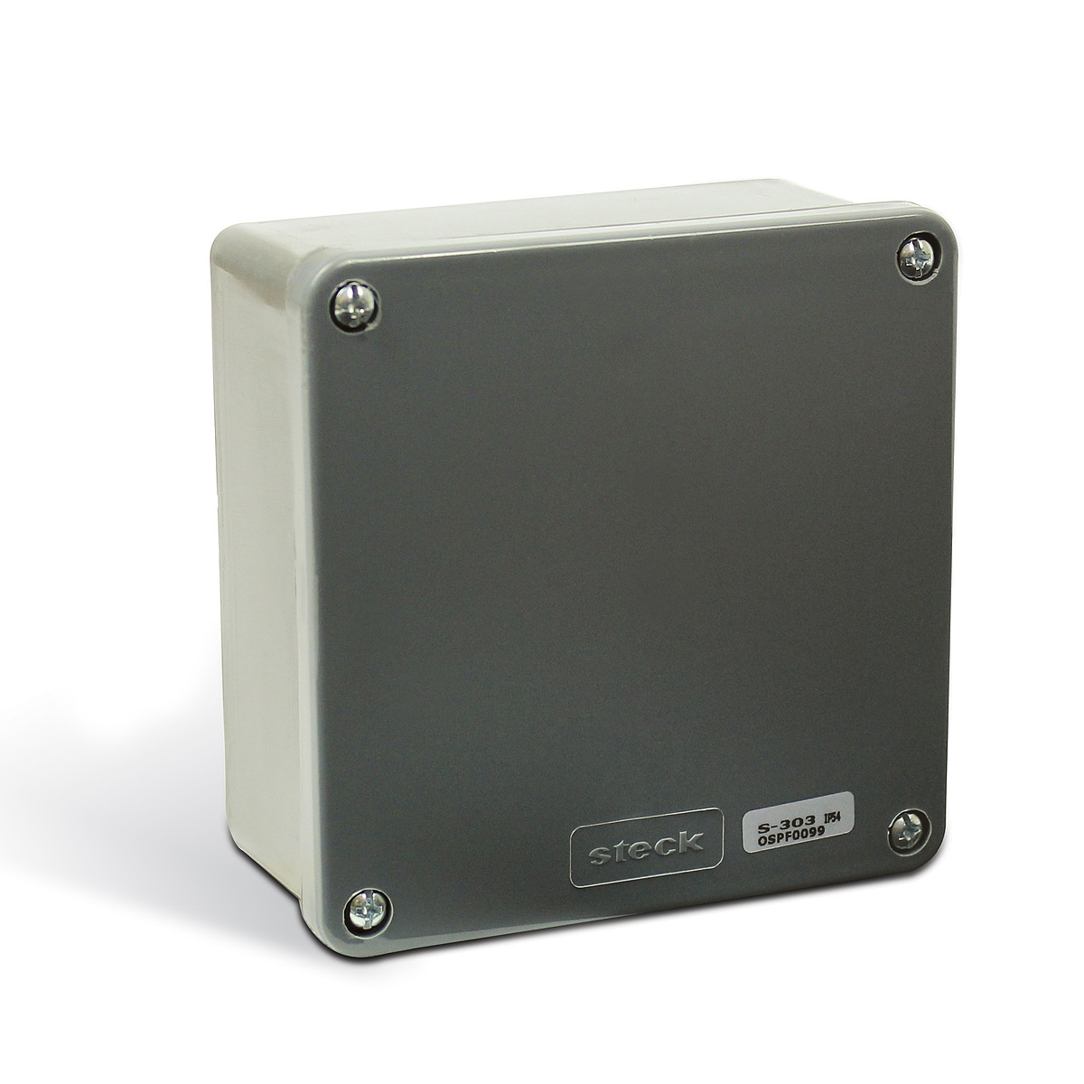 Caixa Passagem S303 100X100X47mm Sem Embutes Ip54 - Steck