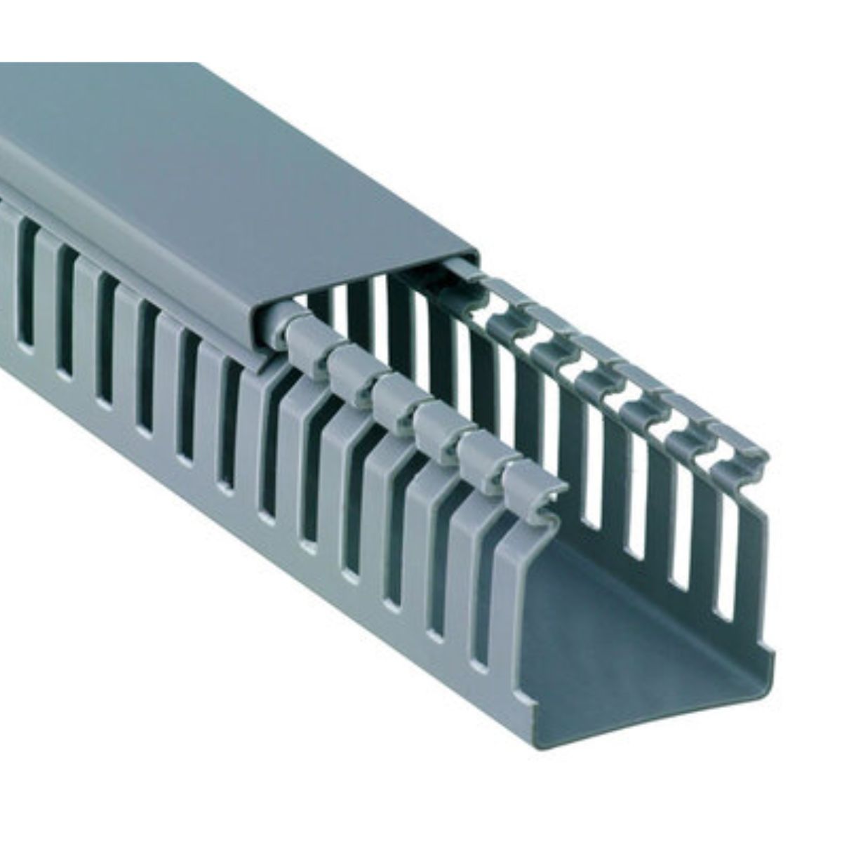 Canaleta Pvc Rec Aberto 50X50 (Br C/2M) Cz C/Tampa S/Divisória S/Adesivo - Dutoplast