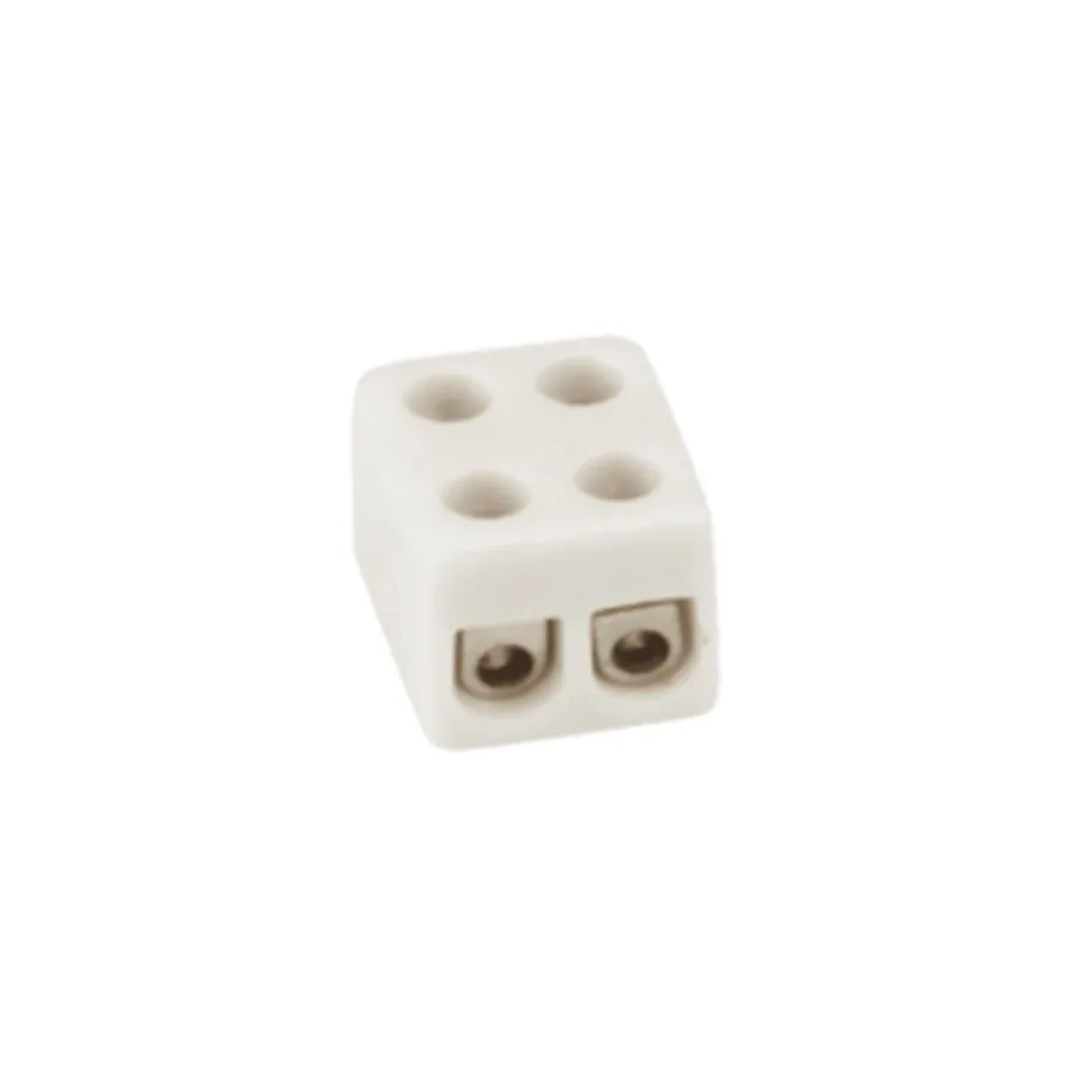 Conector Múltiplo Porcelana 25A 600V 2 Bornes 6,00Mm 350G Branco Rondal - Sindal