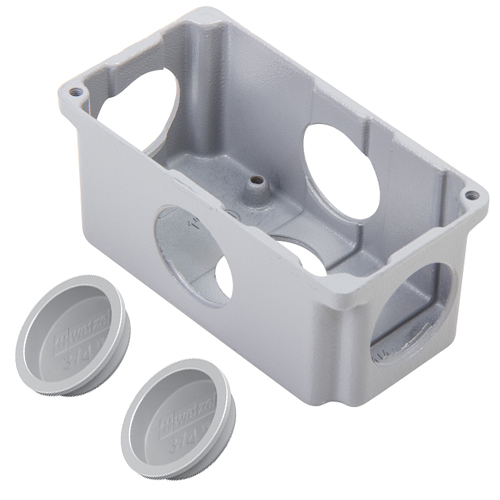 Condulete Alumínio Múltiplo Tipo X 1 Polegada Sem Tampa Com 2 Polegada Sem Vedação - Wetzel