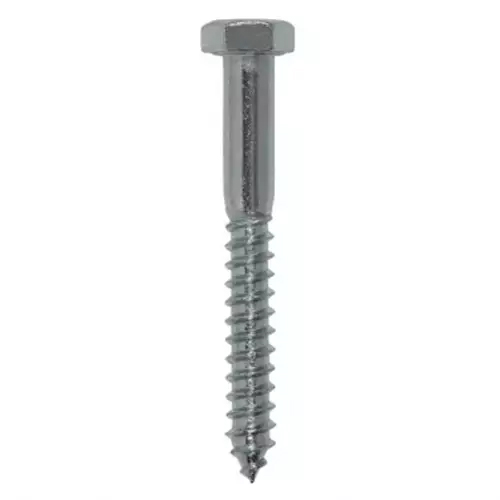 Parafuso Cabeça Sextavada 1/4X2 50mm Galvanização Elétrica Rosca Soberba Bucha S10