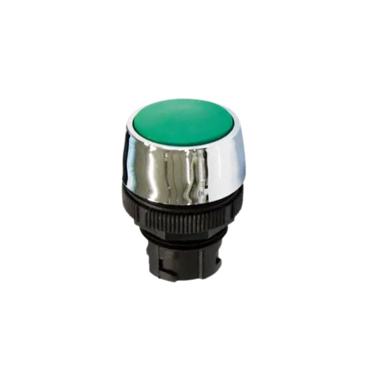 Botão Comando Pulsador Faceado Redondo 22 mm Plástico Verde - Ace Schmersal