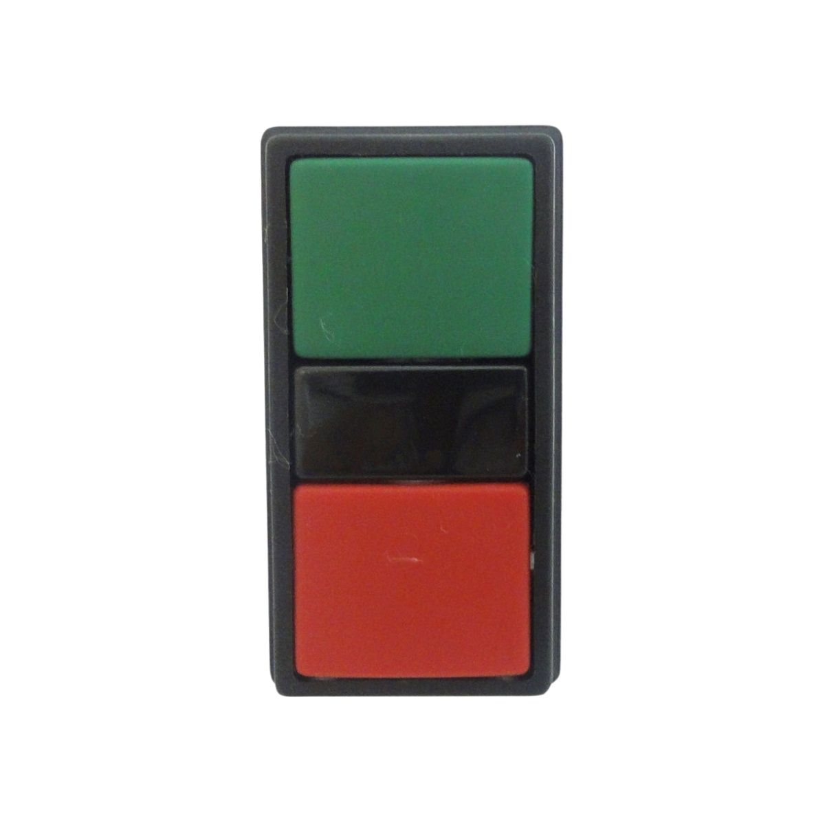 Botão Comando Duplo Pulsador Faceado Retangular 22 mm Plástico Verde/Vermelho - Ace Schmersal