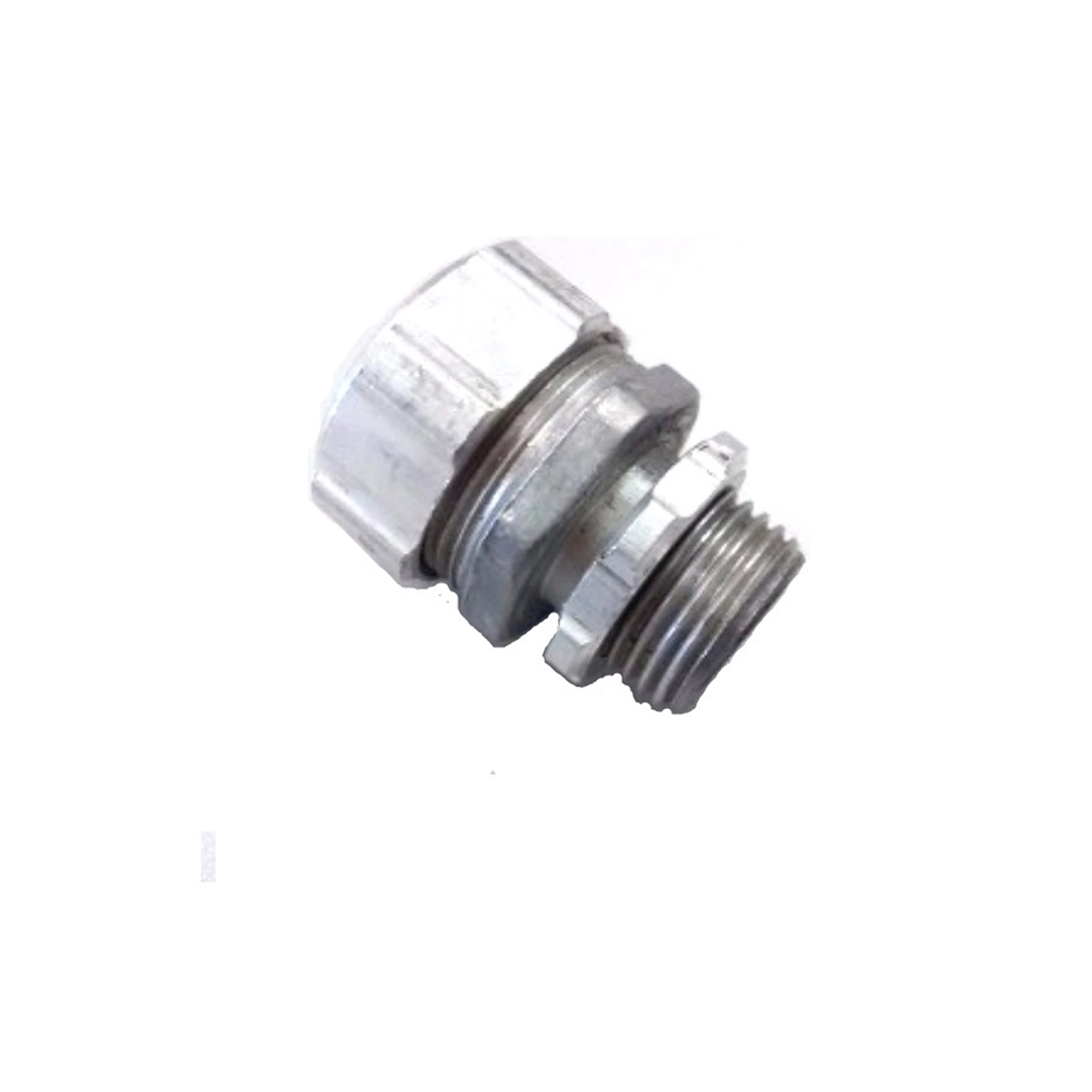 Conector Eletroduto Macho Reusável Alumínio 3/4 Polegadas Rosca Bsp Reto Fixo Cmra - Sptf