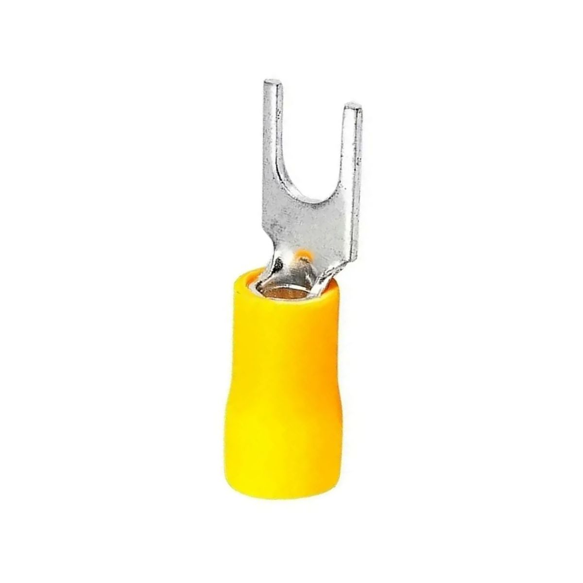 Terminal Forquilha 4,00-6,00mm (12-10awg) Pre-isolado Am F=4