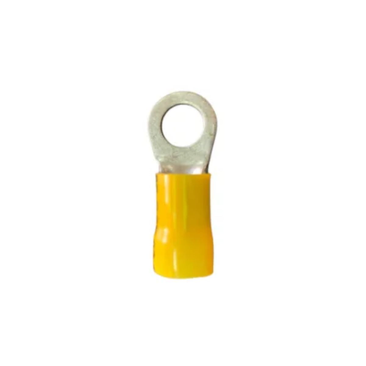 Terminal Olhal 4,00-6,00Mm (12-10Awg) Pré-Isolado Amarelo 1 Furo F=5Mm 3/16 (M5) - Magnet