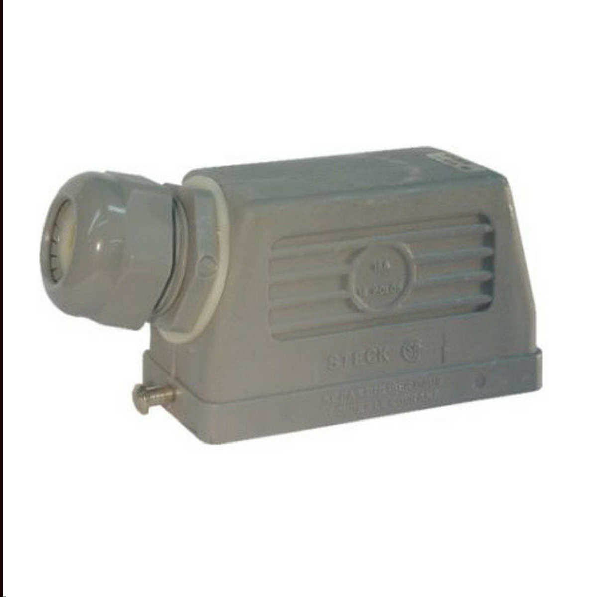 Carcaça Plug Saída Lateral 2 Rebites 6 Polos Termoplástico Para Tomada Múltipla - Steck