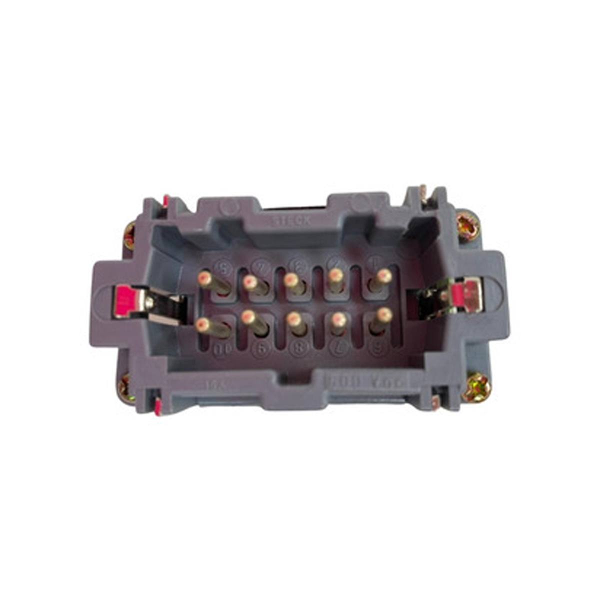 Miolo Múltiplo Macho 10 Polos Para Tomada Industrial SMP10 - Steck