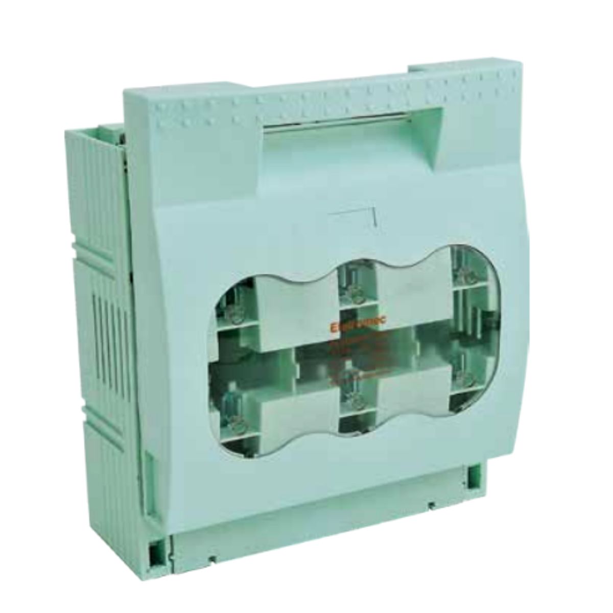 Chave Seccionadora Saca Fusível Sob Carga 3 Polos 160A 500V Horizontal Fusível Nh00 Alavanca Branco - Eletromec