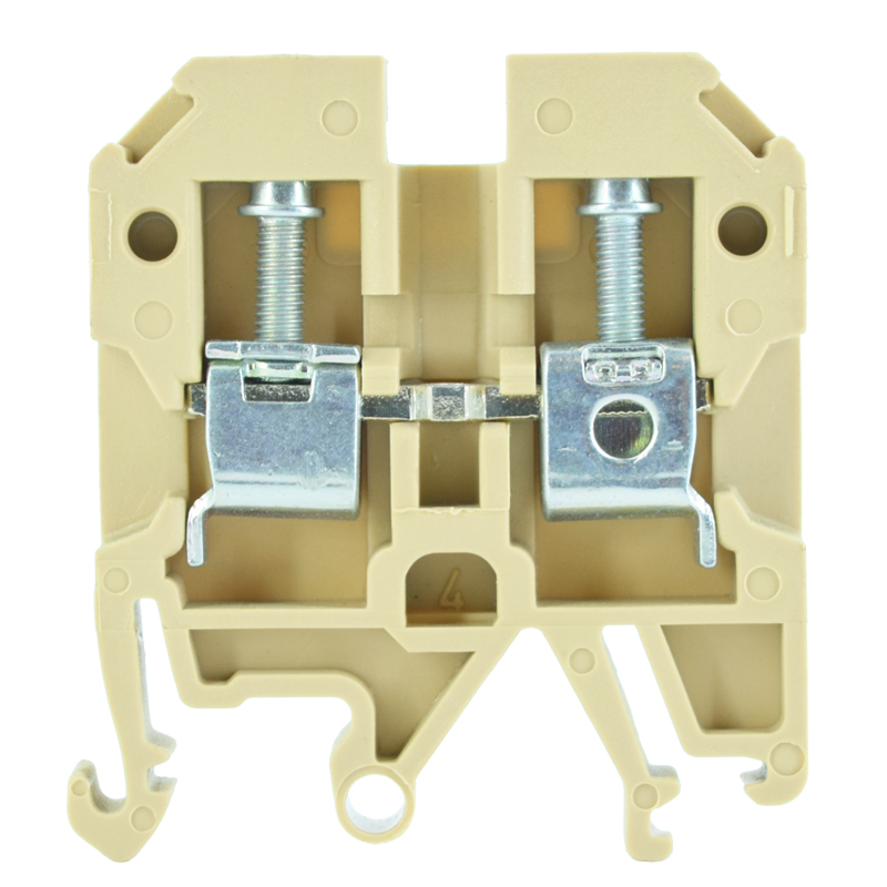 Conector Borne Passagem 2 Conexões 4,00mm 800V Bege SAK 4 EN PA - Conexel