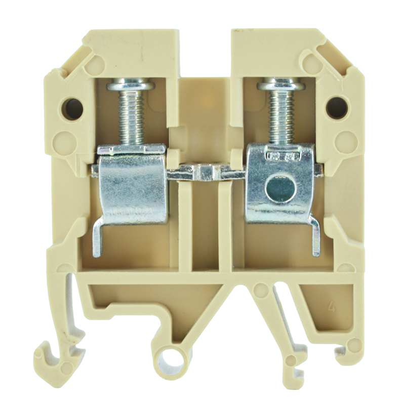 Conector Borne Passagem 2 Conexões 6,00mm 800V Bege SAK 6 EN PA - Conexel