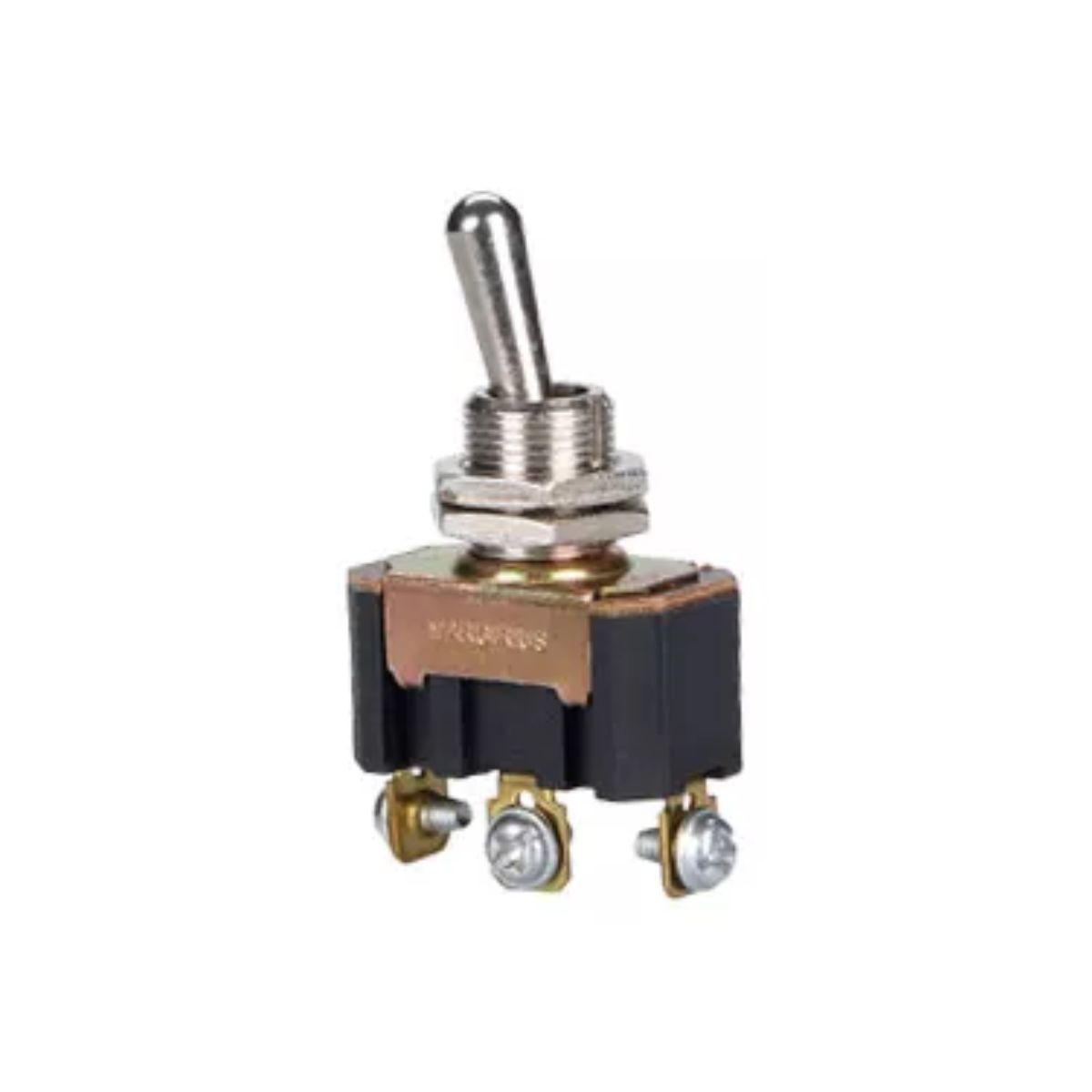 Chave Interruptor Alavanca Metálica Unipolar Liga/Liga 15A 120V Cromada Standard Terminal Parafuso - Margirius