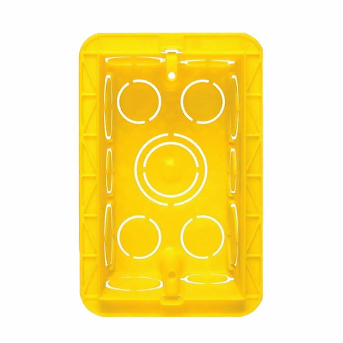 Caixa Derivação 4X2 Parede Pvc Amarelo - Pial