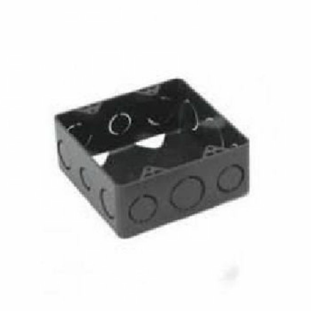 Caixa Derivação 4X4 Parede Pvc Preto - Amanco