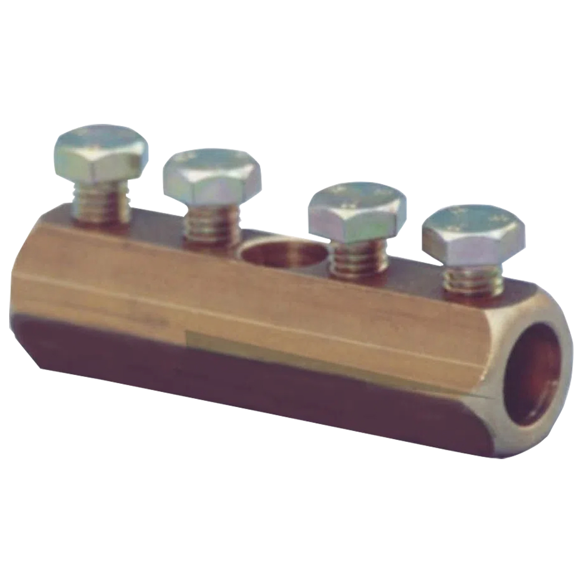 Conector Aterramento Emenda Latão Cabo/Cabo 50Mm Prt-903 - Paratec