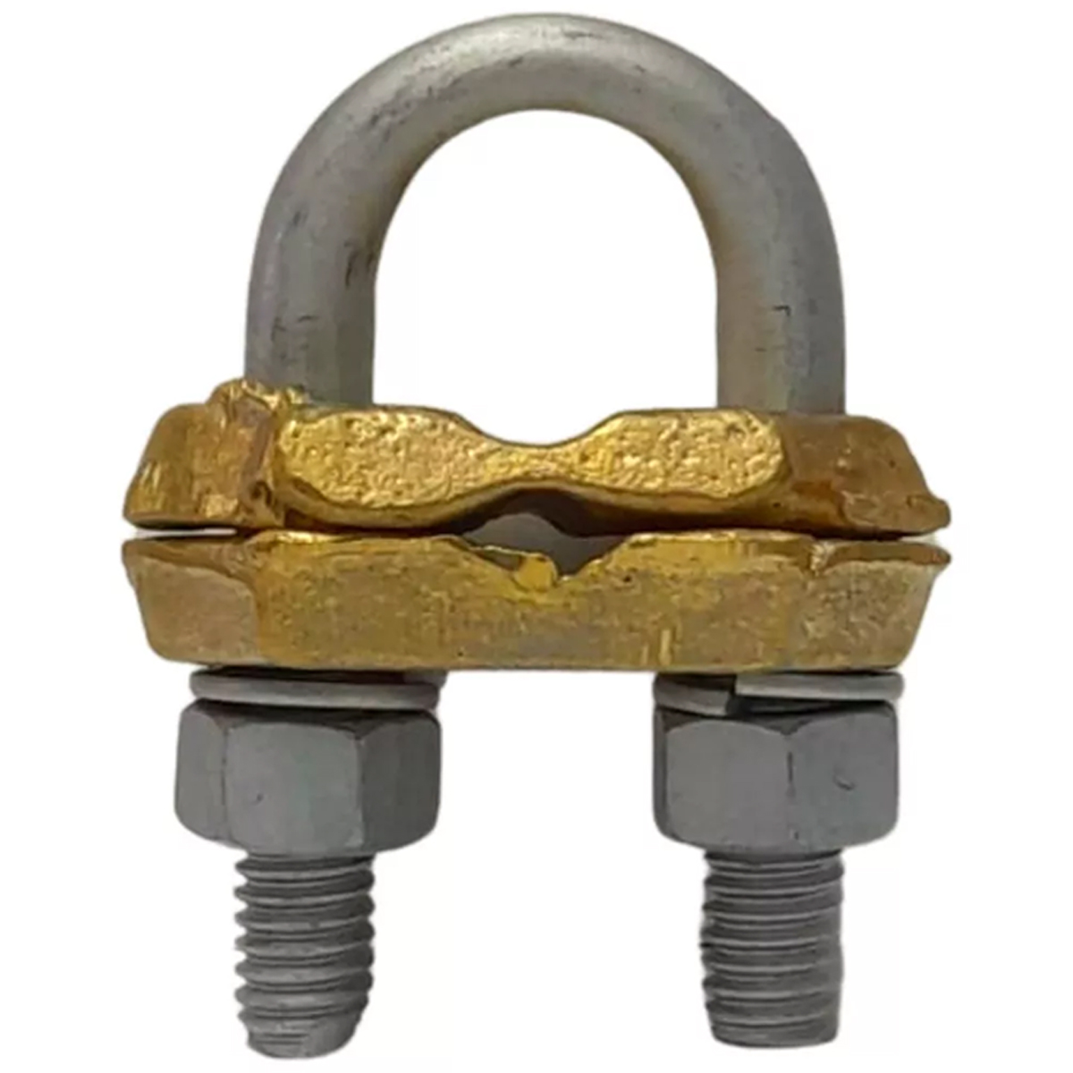 Conector Grampo Cabo/Haste Latão Para Aterramento - Paratec