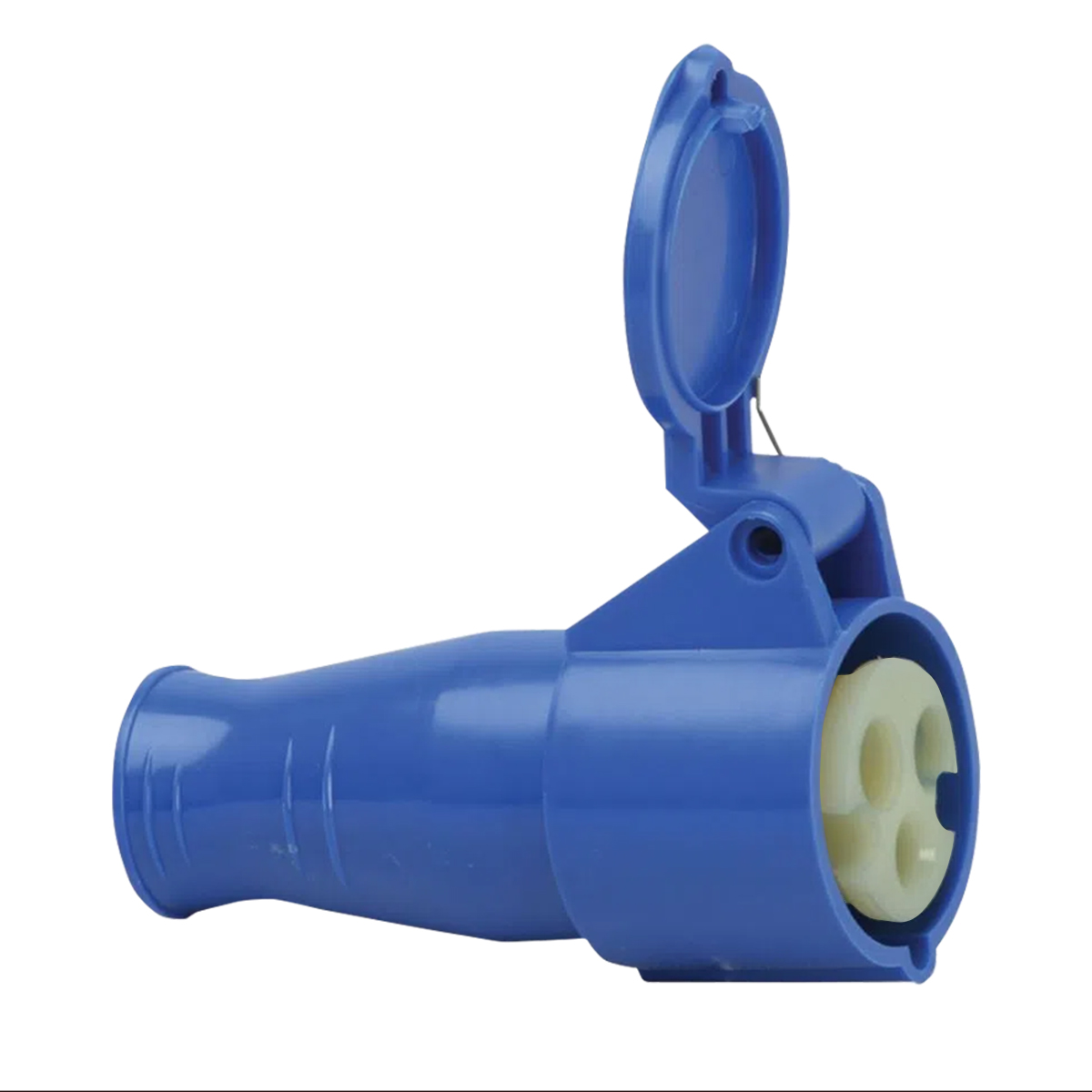 Tomada Industrial Fêmea Acoplamento 2P+T 32A 200/250v 6H Azul Brasikon S3256 - Steck