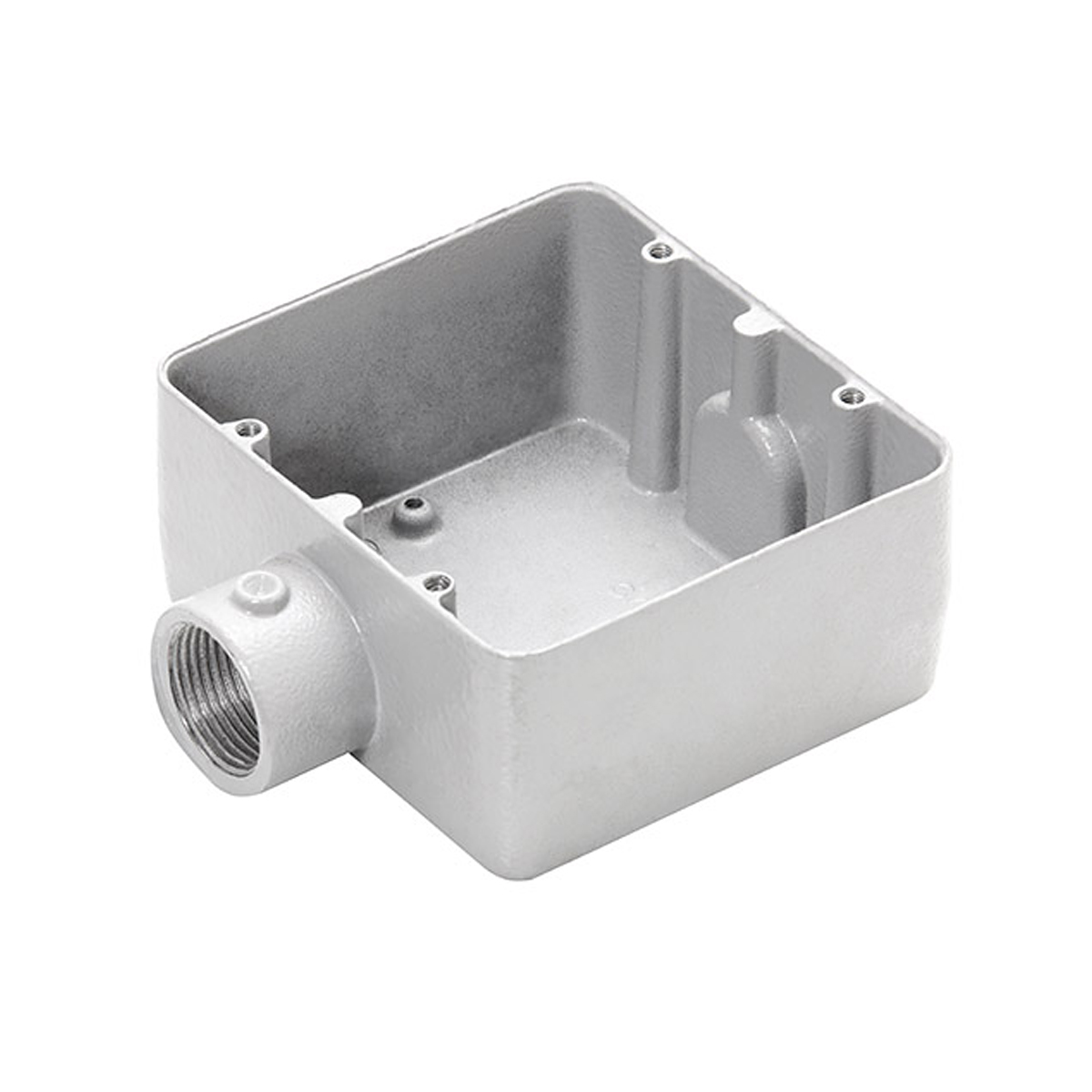 Condulete Alumínio Duplo Tipo E 3/4 Polegadas Com Rosca Bsp Sem Tampa Sem Vedação - Wetzel