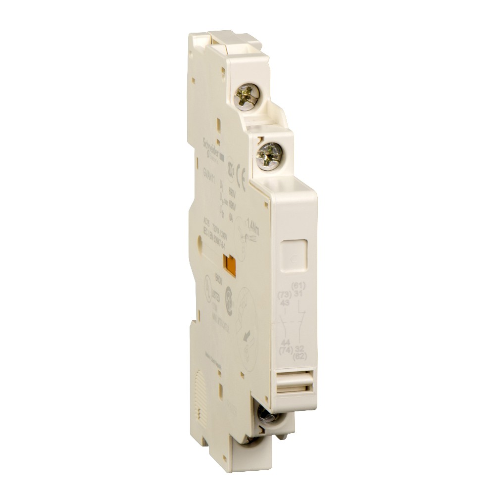 Bloco Contato Auxiliar Para Disjuntor Lateral 1Na+1Nf GVAN11 - Schneider Electric