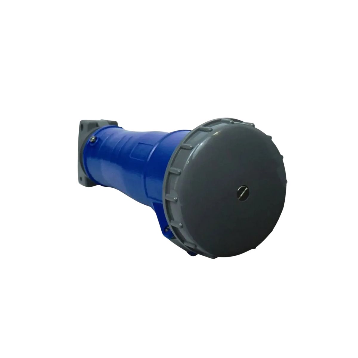 Tomada Industrial Femea Móvel Acoplador Prova D'água 3P+T 32A 200-250V Az 9H Tampa Rosca Ip67 - Steck
