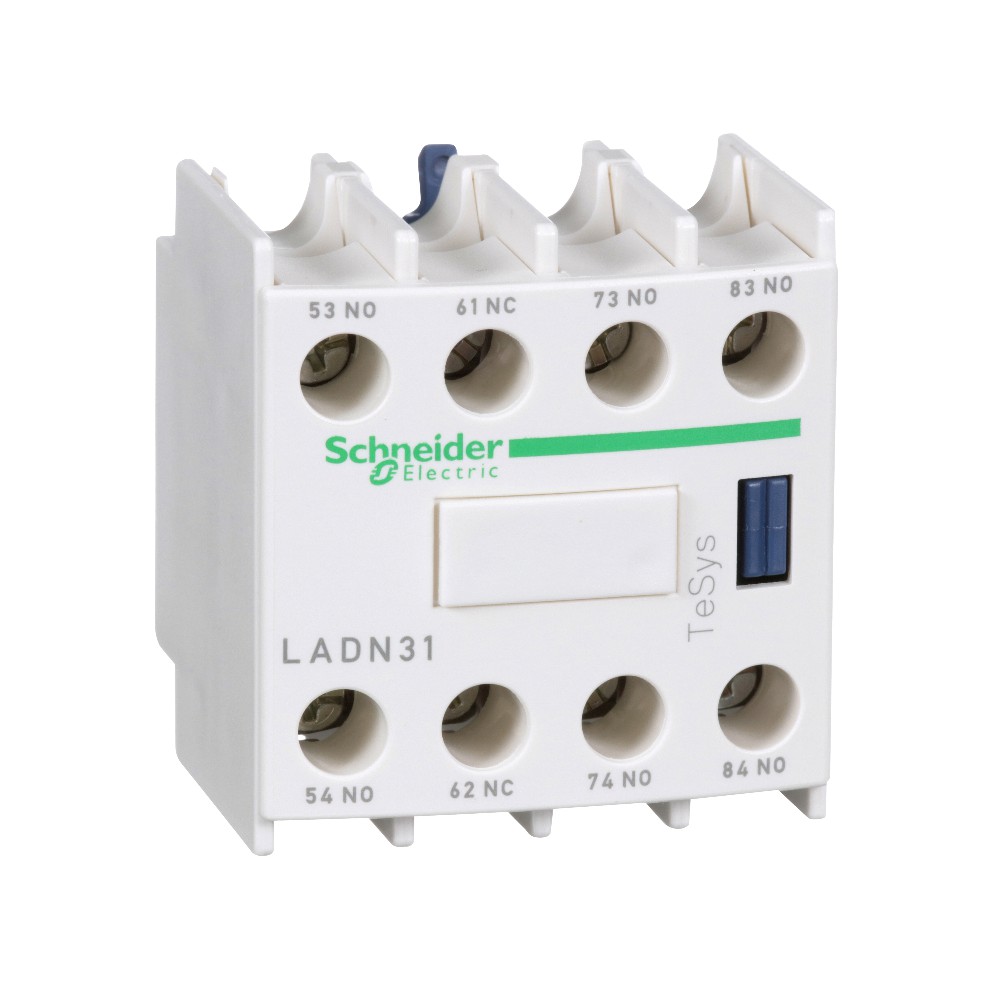 Bloco Contato Auxiliar Para Contator Frontal 3Na+1Nf LADN31 - Schneider Electric