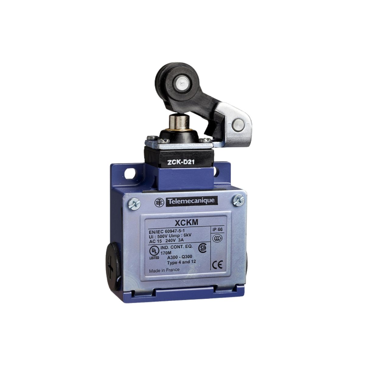 Chave Fim De Curso Alavanca C/Roldana 10A 1Na+1Nf Ip66 - Telemecanique