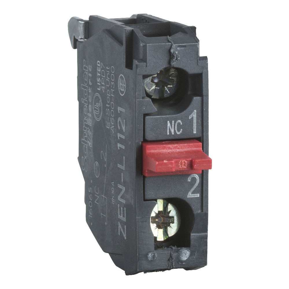 Bloco Contato Auxiliar Para Botoeira Base Caixa 1Nf ZENL1121 - Schneider Electric
