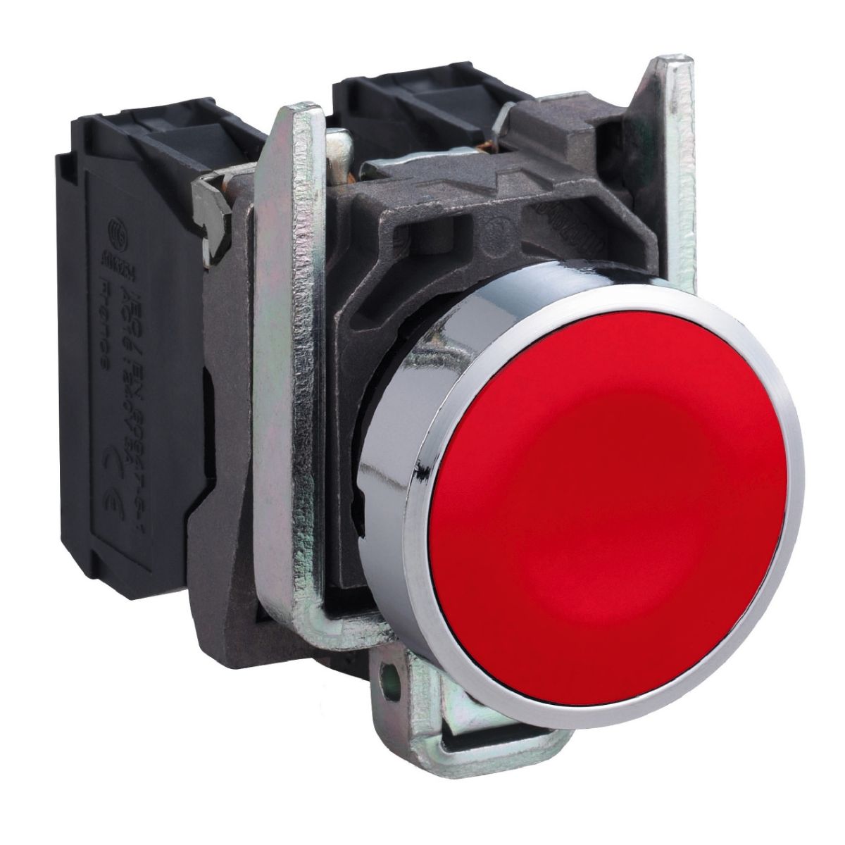 Botão Comando Normal Impulso 1Na+1Nf 22Mm Vermelho -  Schneider Electric