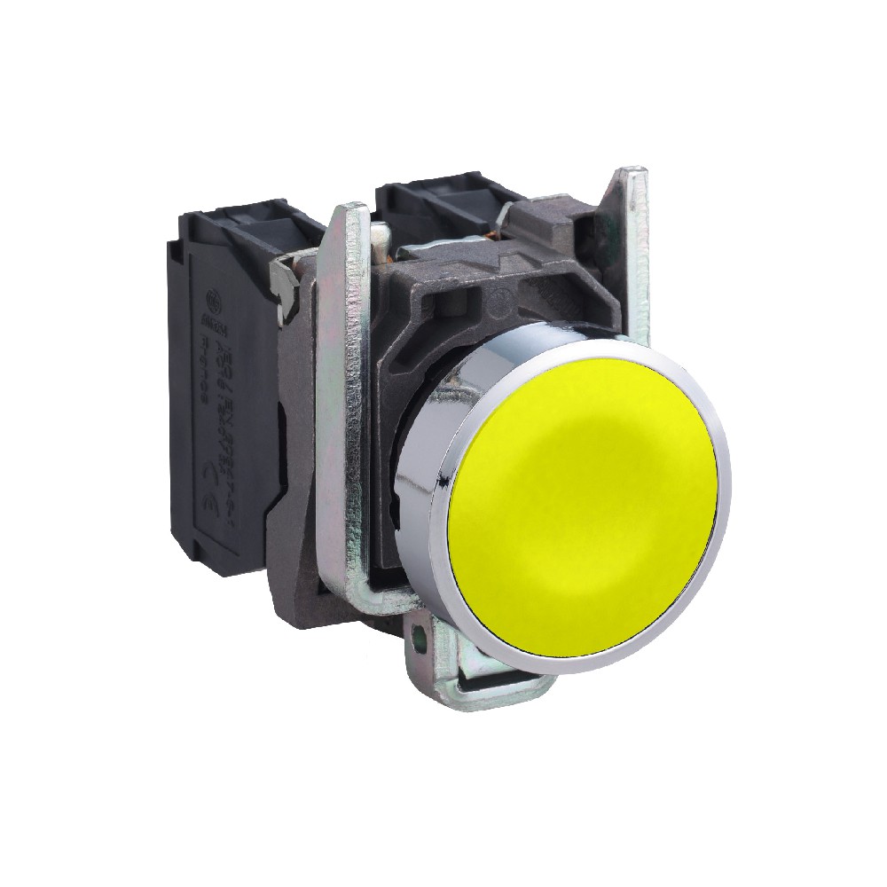 Botão Comutador Normal Impulso 1Na 22mm Amarelo XB4BA51 - Schneider Electric