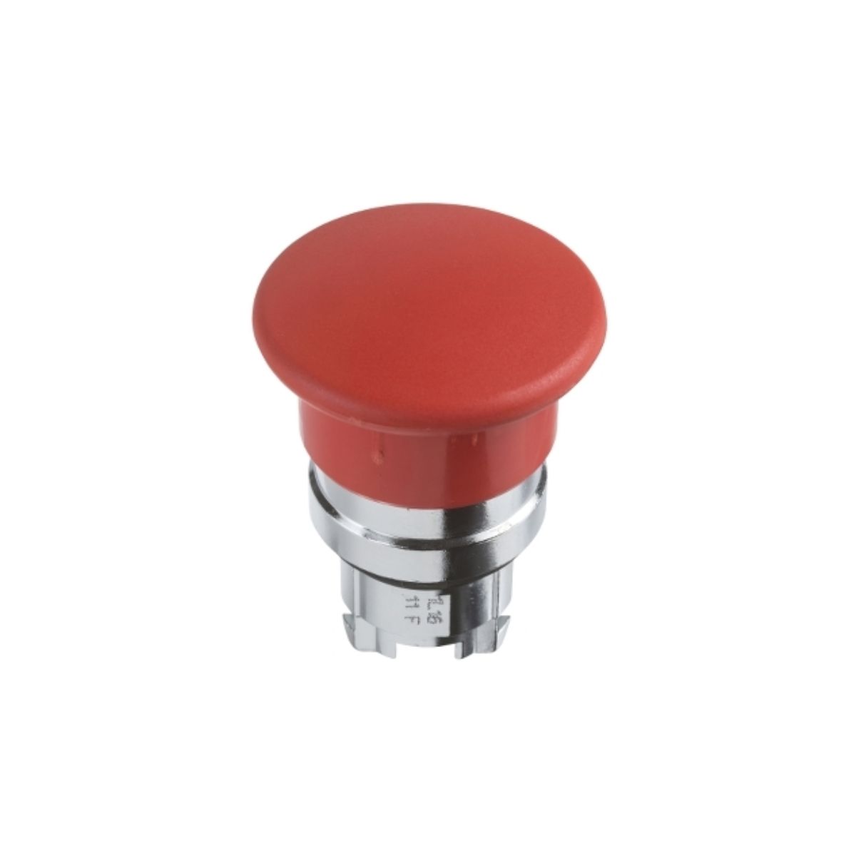 Frontal Botão Emergência Cogumelo Faceado Pulsador 22Mm Metálico Vermelho - Schneider