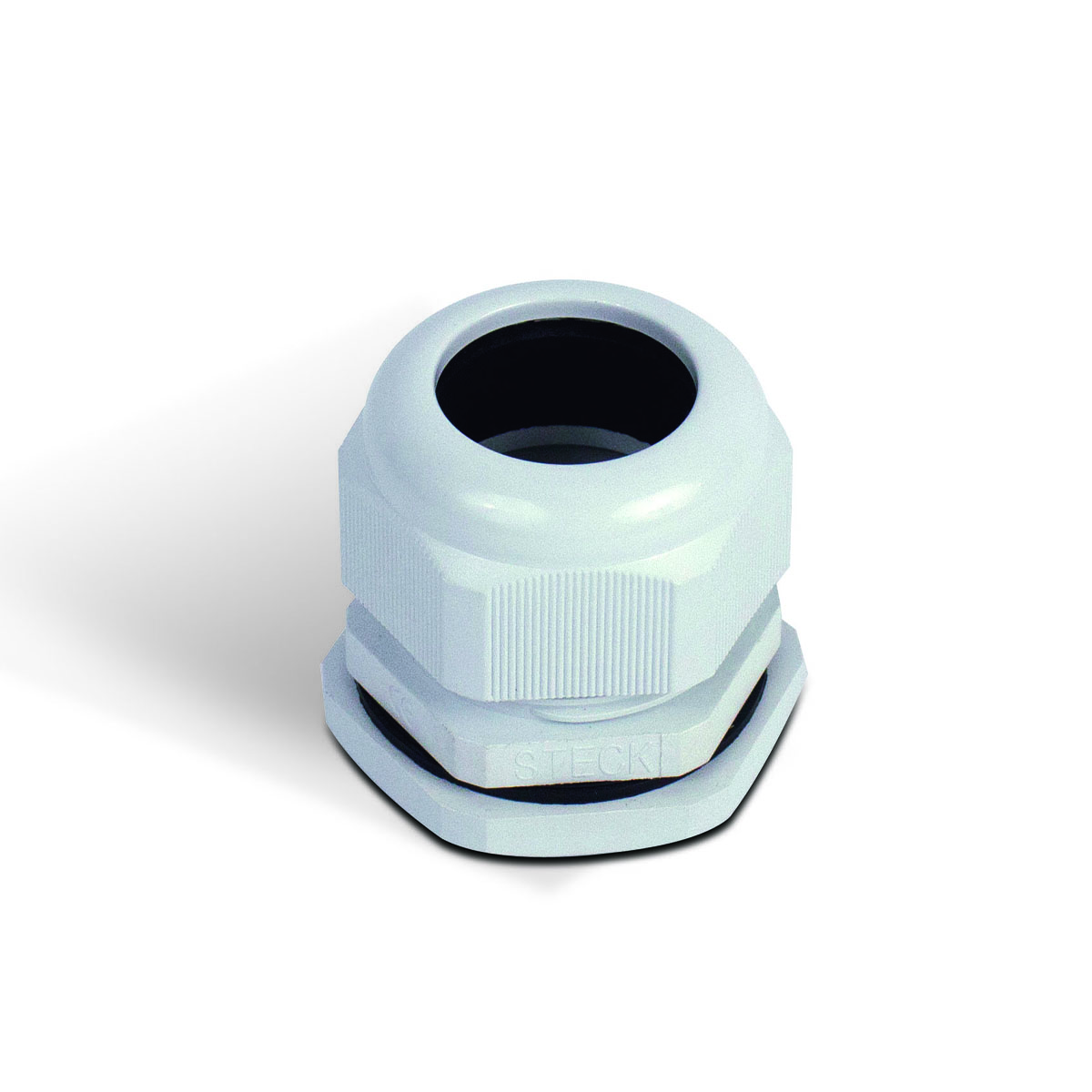 Prensa Cabo Nylon Pg29 Cinza Ip67 Curta - Steck