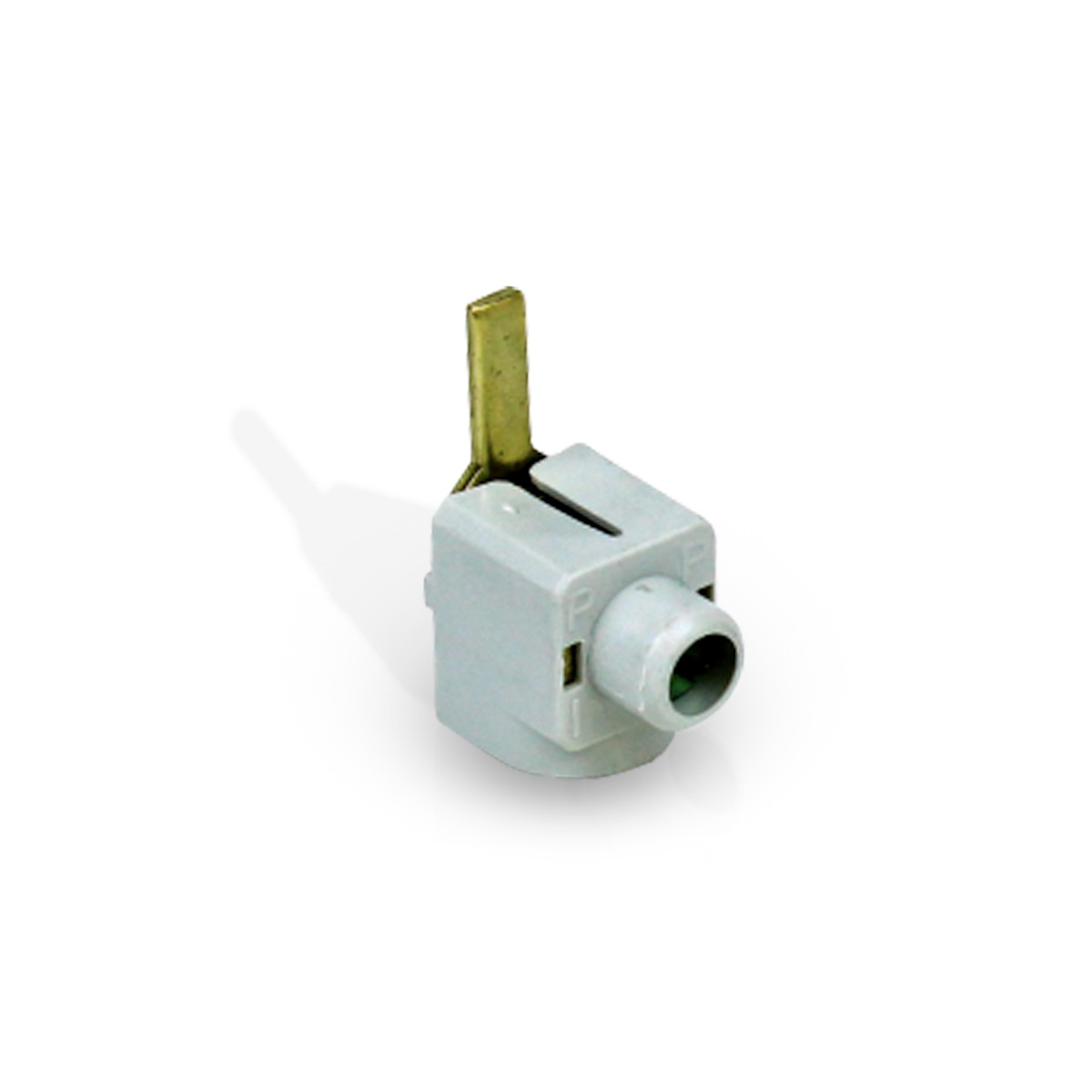 Conector Barramento Genérico 25mm Terminal Parafuso 1 Furo Plástico Cinza 80A SCF1000 - Steck
