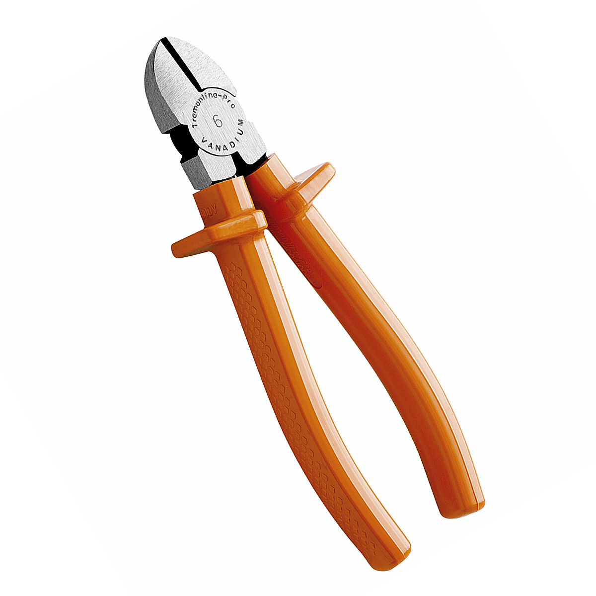 Alicate Corte Diagonal 6 Polegada Isolado 1000V Cromado Laranja - Tramontina