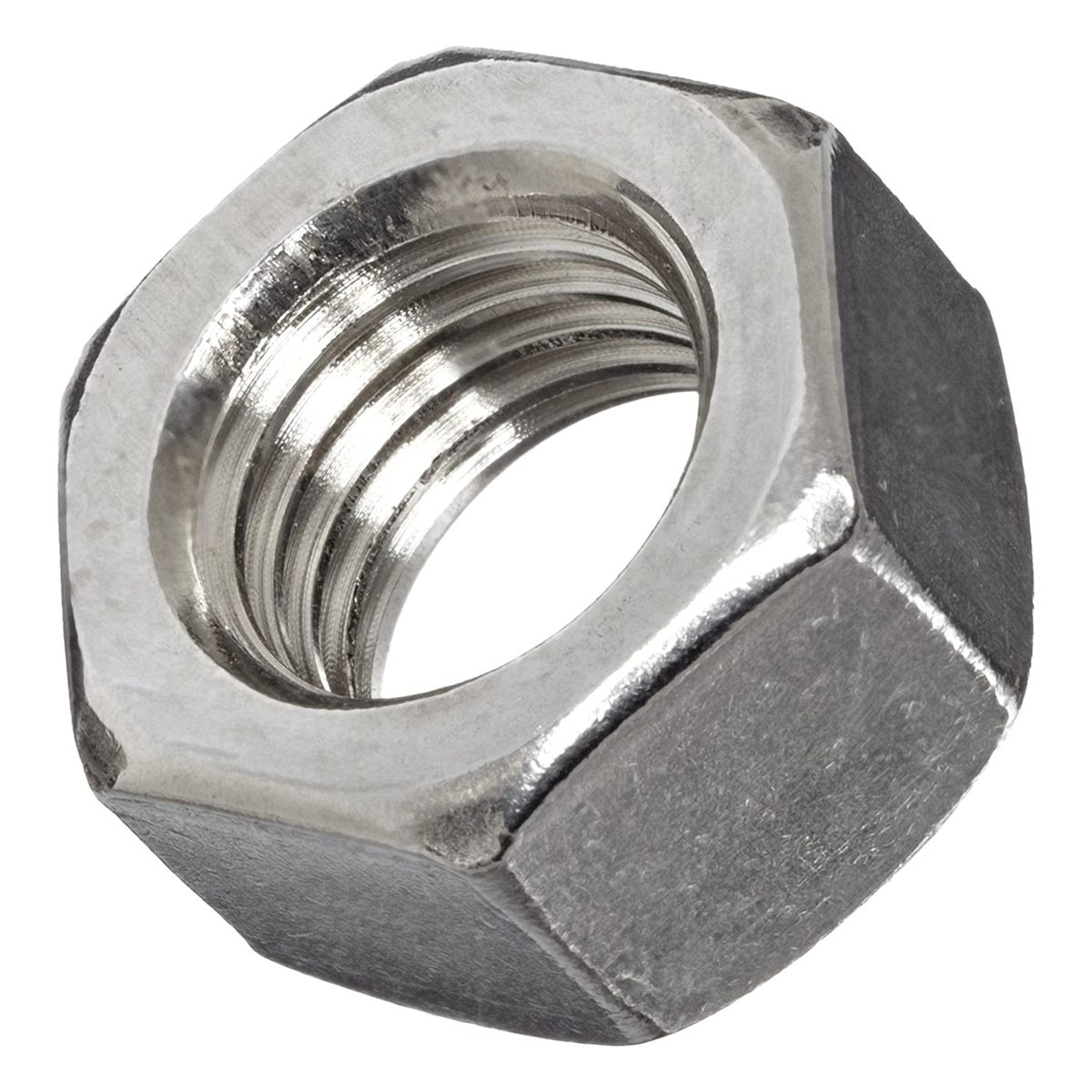 Porca Sextavada Alta 3/8 Poelgada Galvanização Elétrica