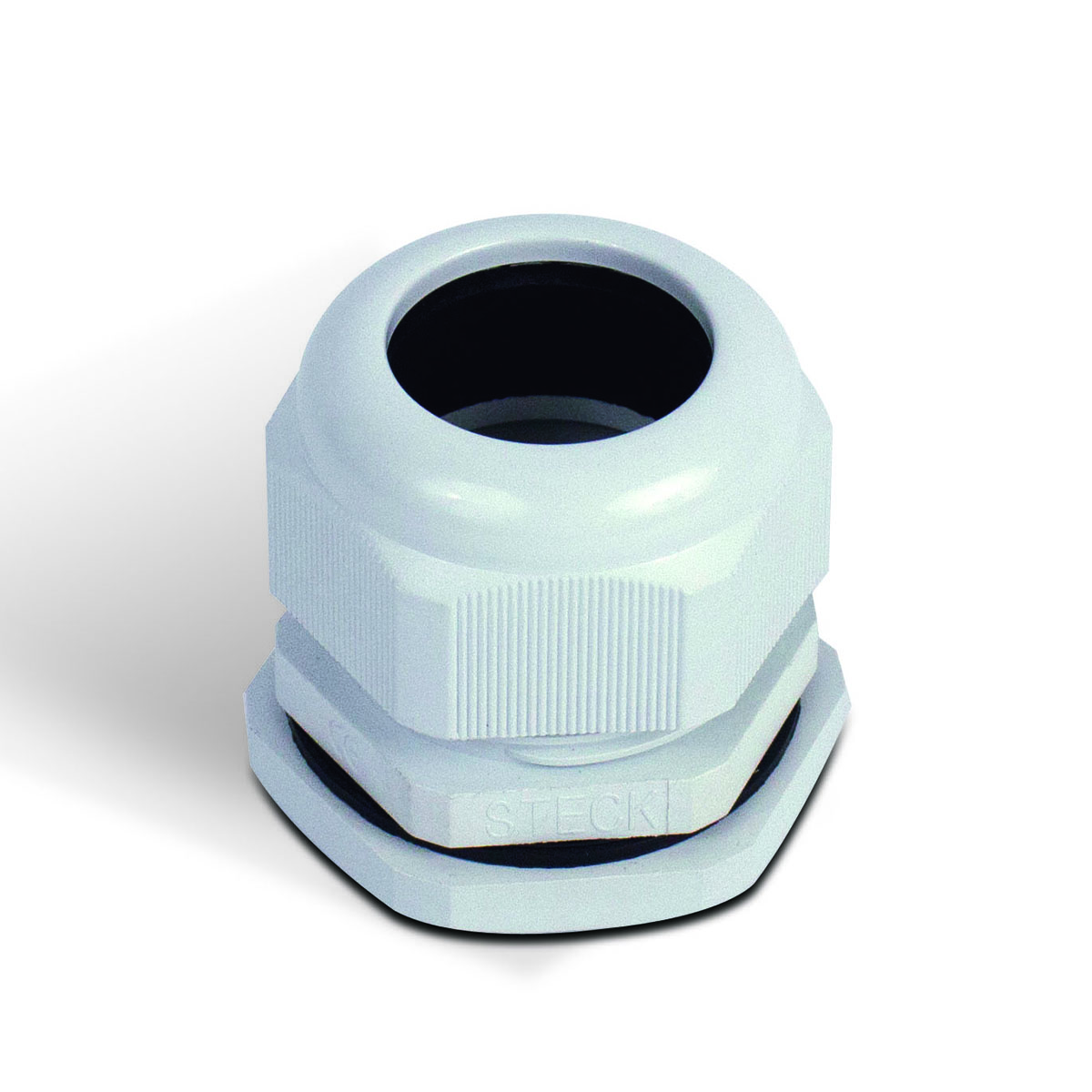 Prensa Cabo Nylon Bsp 1 Polegada Cinza Ip68 Curta - Steck