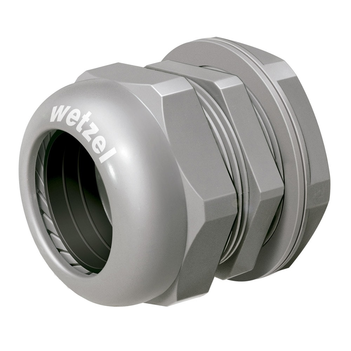 Prensa Cabo Nylon Bsp 1.1/4 Polegadas Cinza Ip68 Curta - Wetzel