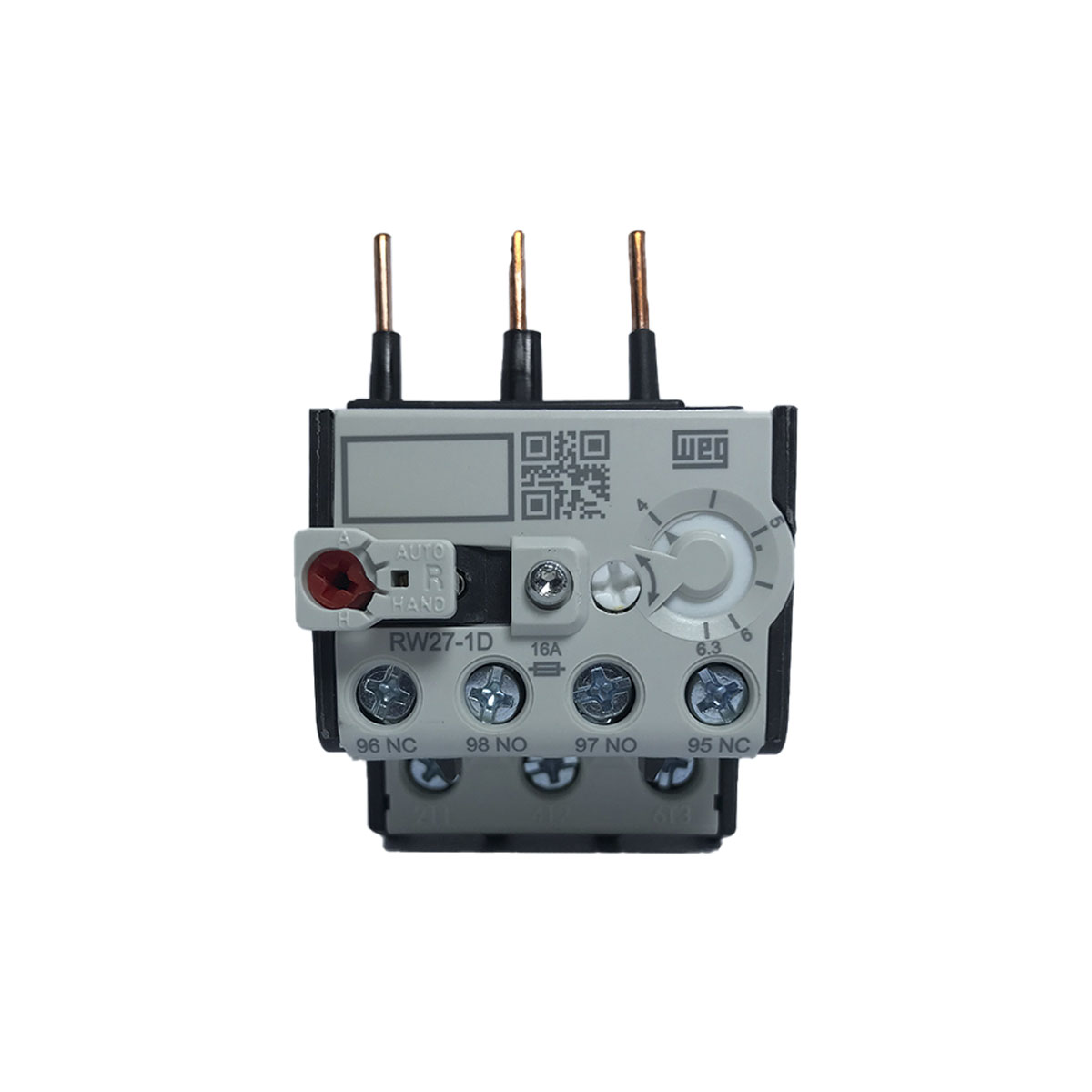 Relé Sobrecarga Térmico 4-6,3A Classe 10 RW27-1D3-D063 - WEG