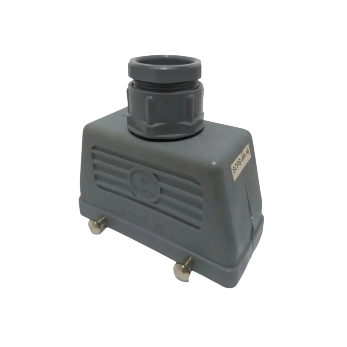 Carcaça Plug Saída Superior 4 Rebites 16 Polos Termoplástico P/Tomada - Steck