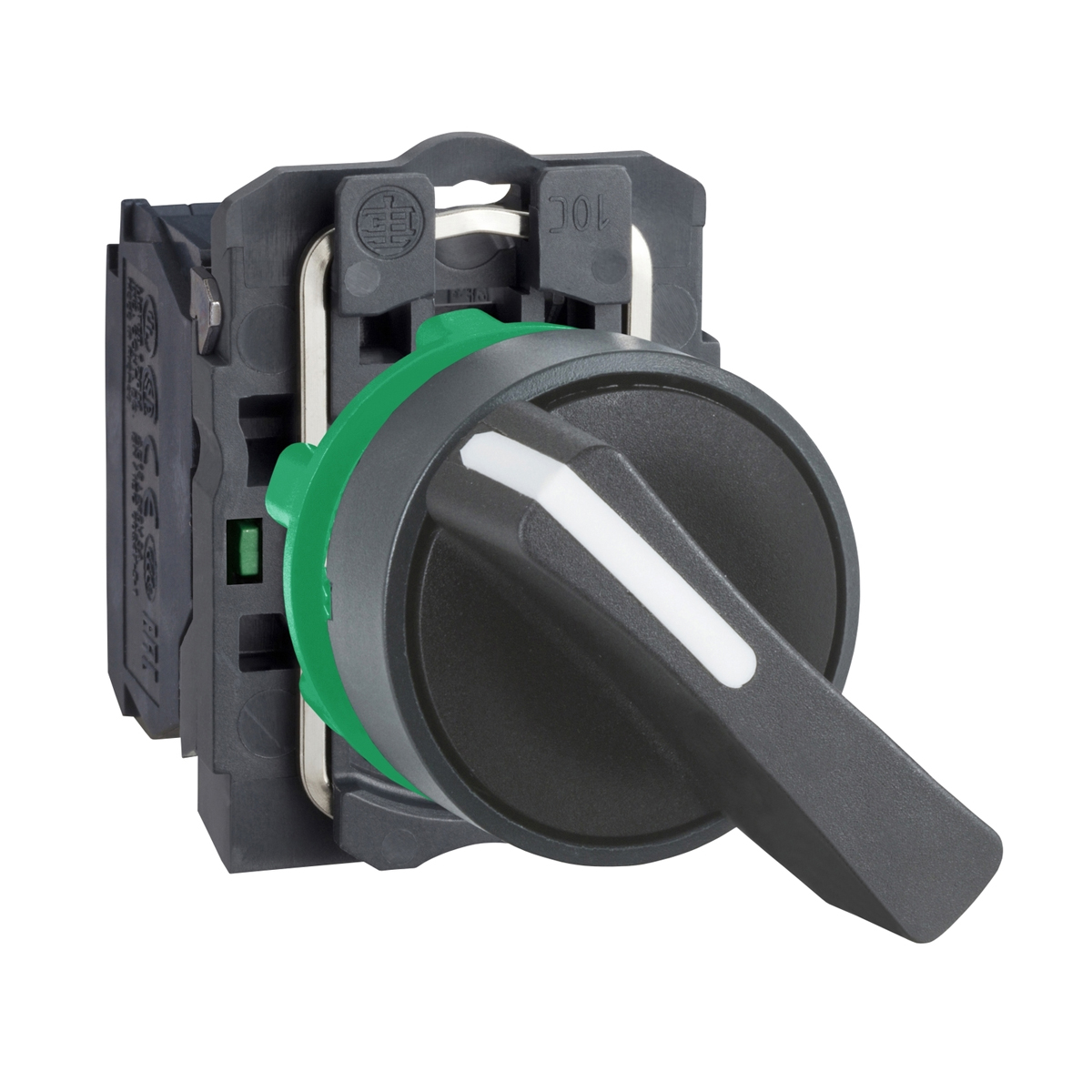 Comutador Montada Manopla Longa 1Na 2 Posições C/Retenção Xb5 22,55mm XB5AJ21 - Schneider Electric