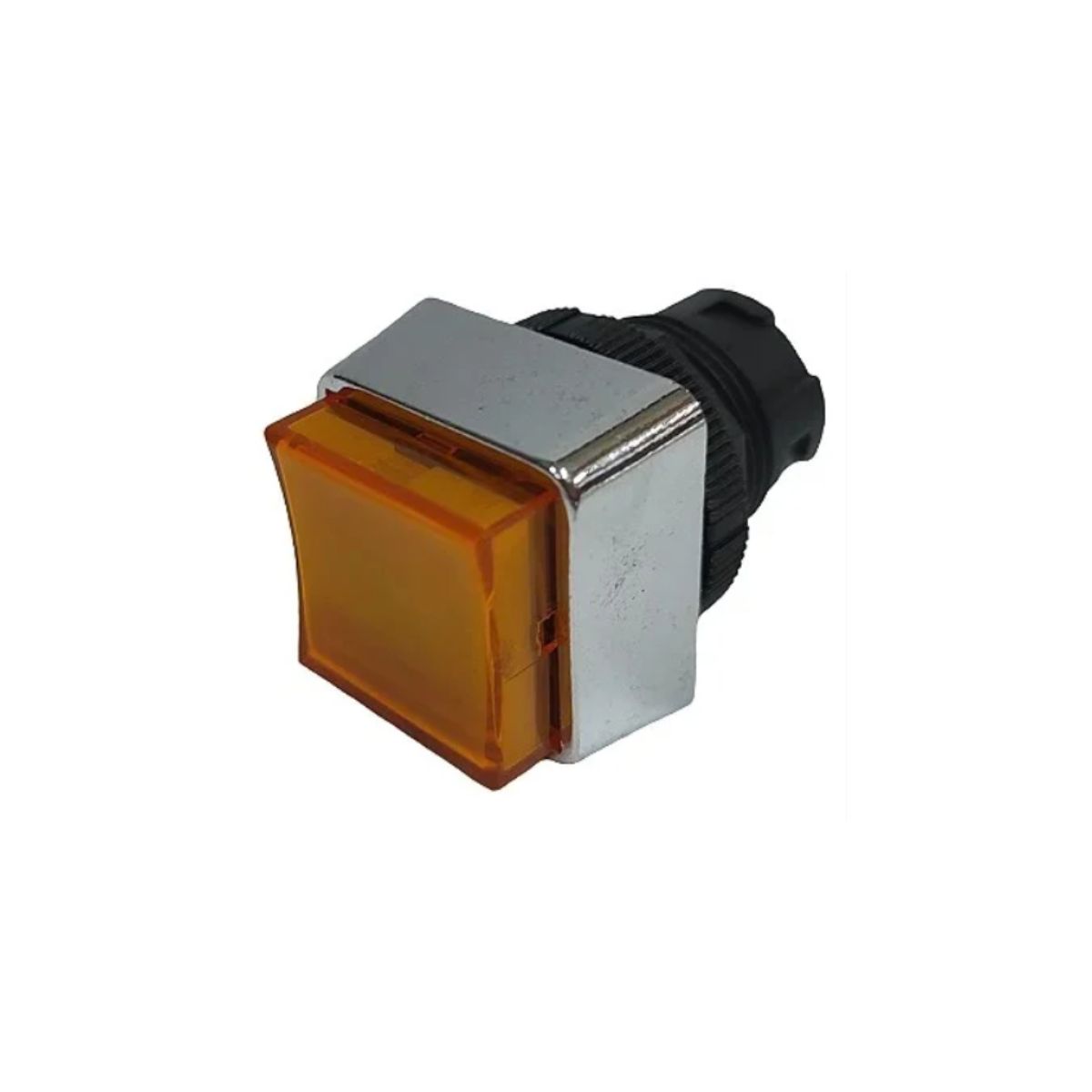 Botão Comando Pulsador Saliente Iluminado Quadrado 22 mm Plástico Amarelo - Ace Schmersal