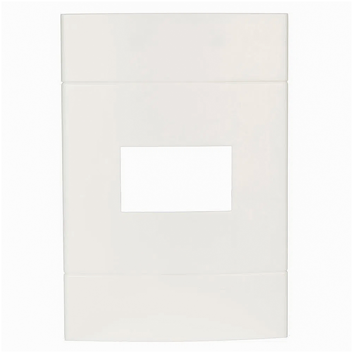 Placa Acabamento Horizontal 4X2 Lunare Branco - Schneider Electric