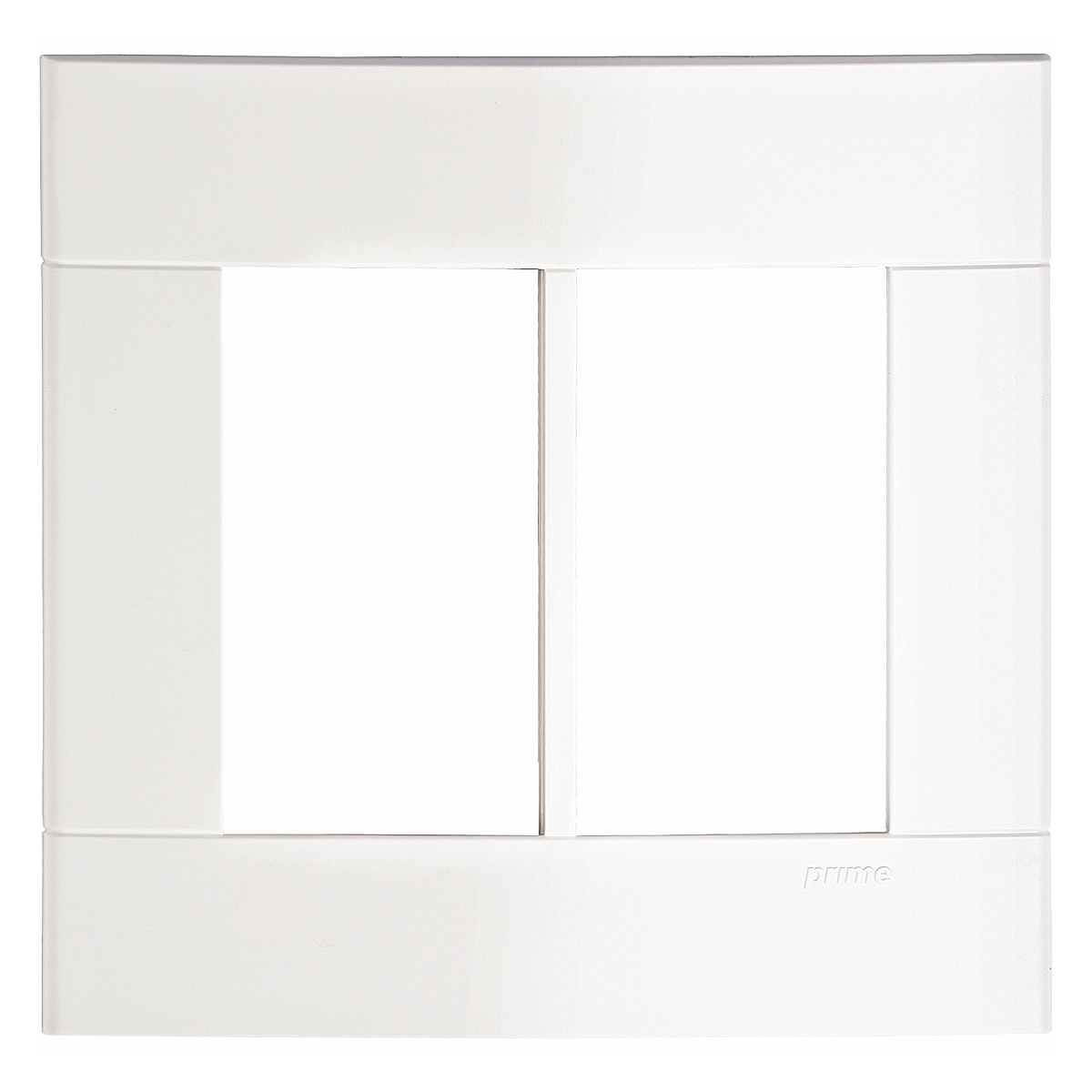 Placa Acabamento 6 Postos 4X4 Lunare Branco - Schneider Electric