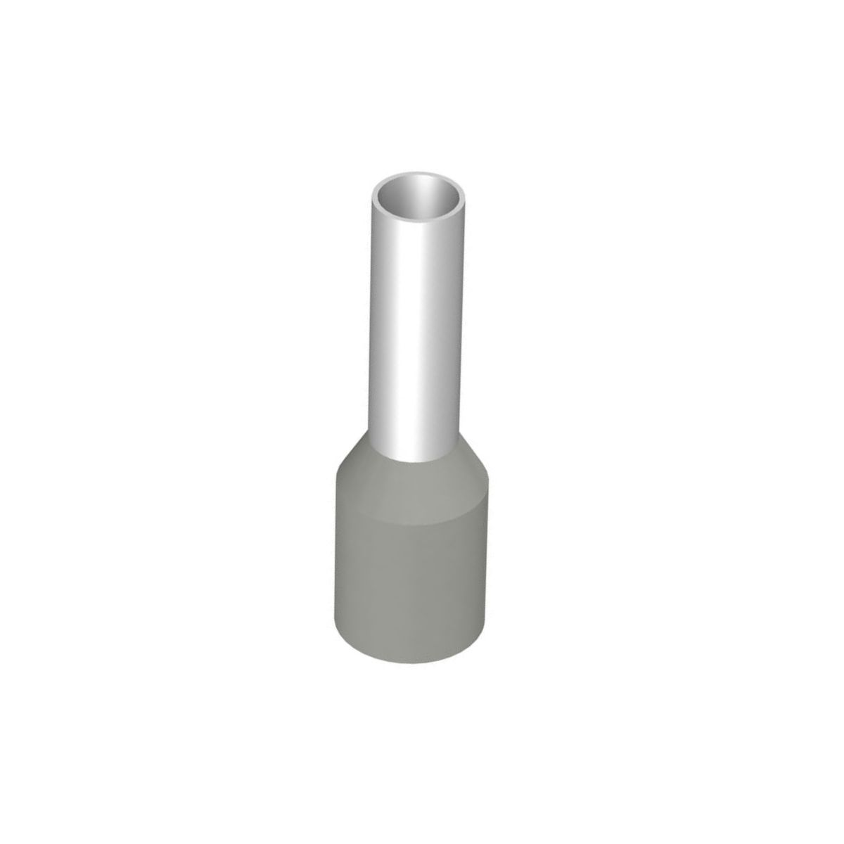 Terminal Tubular (Ilhos) 4,00Mm (12Awg) Pré-Isolado Cinza - Conexel