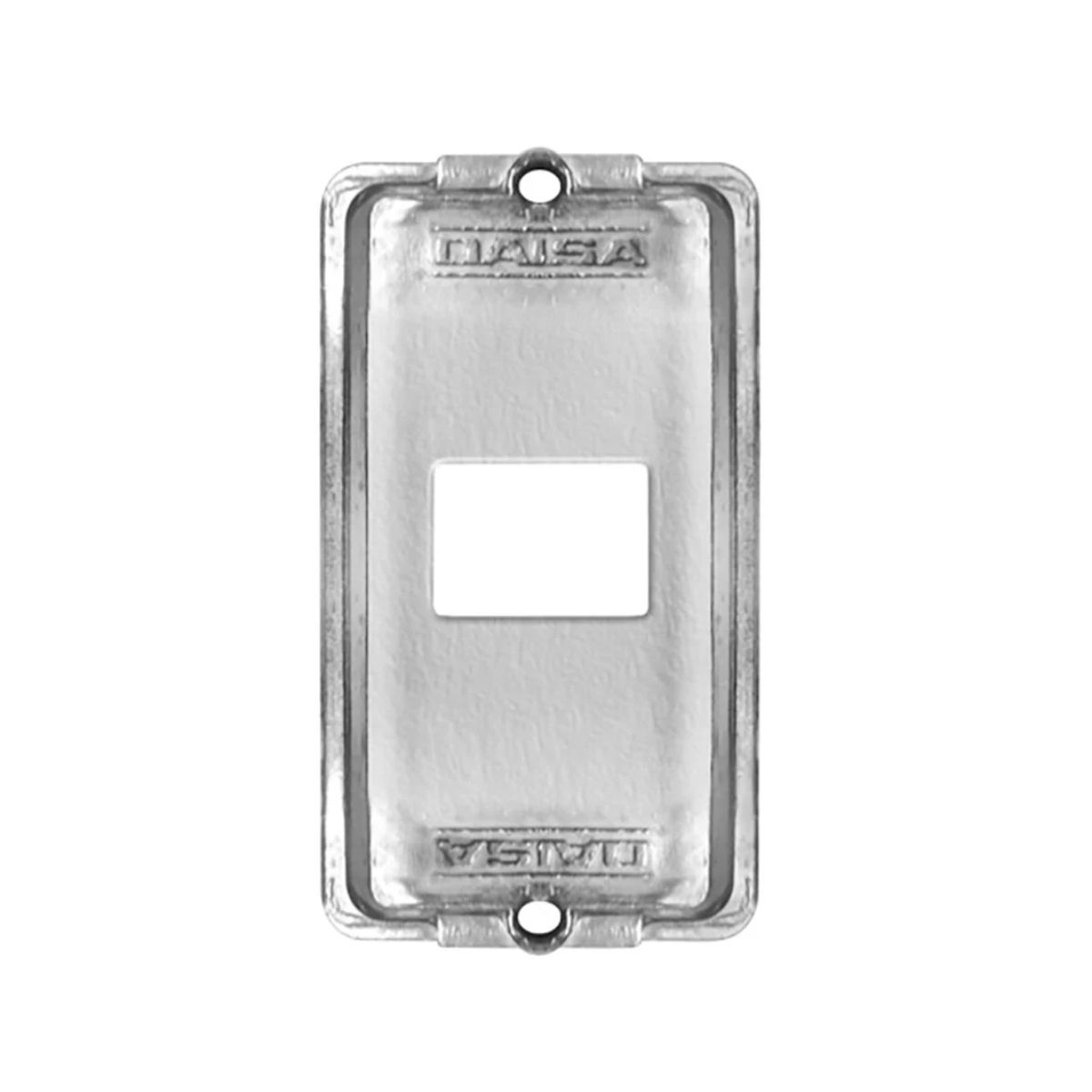 Tampa Condulete 1 Tom Rj11/Rj45 Alumínio 1/2-3/4 S/Pintura S/Vedação - Daisa