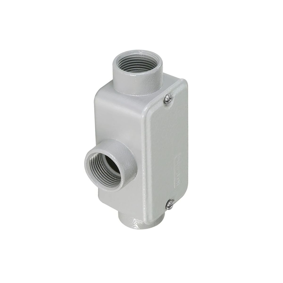 Condulete Alumínio Fixo Tipo C 2Pol C/Rosca Npt C/Pintura Cz C/Tampa C/Vedação Tgvp (Ip54) - Wetzel