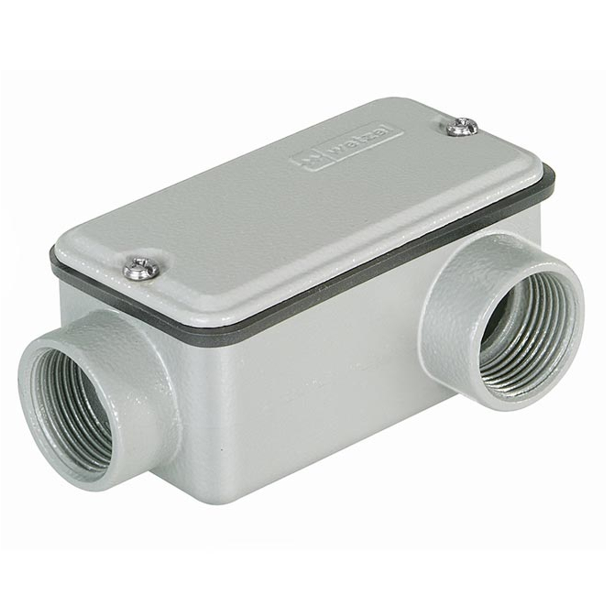 Condulete Alumínio Fixo Tipo Ll 1.1/2 Com Rosca NPT Com Tampa Com Vedação Ip54 - Wetzel